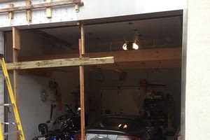 Nailless Stainless Steel Garage Door & Trim