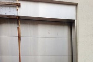Nailless Stainless Steel Garage Door & Trim