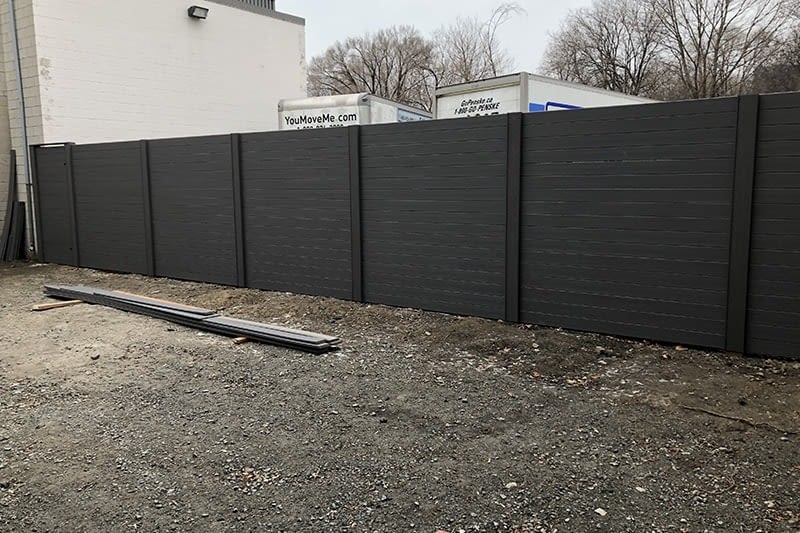 Composite Fence at Commercial Studio