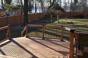 Tiered Patio & Fence